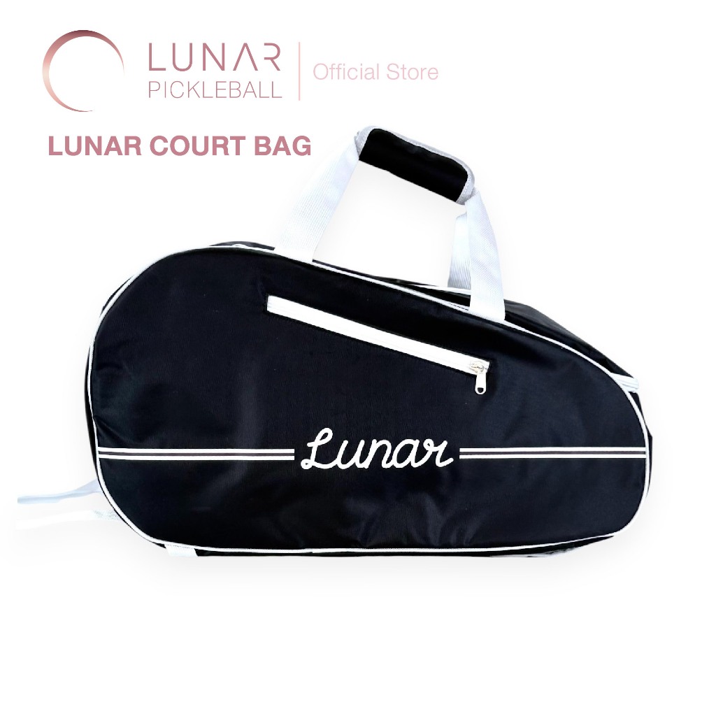 LUNAR 3-in-1 Court Bag กระเป๋าใส่ไม้ Pickleball สะพายหลังได้ ใส่อุปกรณ์กีฬา ดีไซน์พรีเมียม