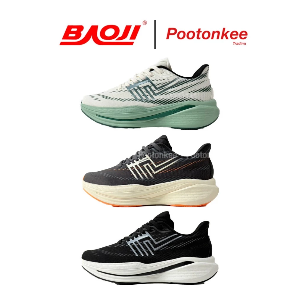 Baoji BJM 960 RUNNING รองเท้าผ้าใบบาโอจิ รองเท้าวิ่งผู้ชาย ไซส์ 41-45