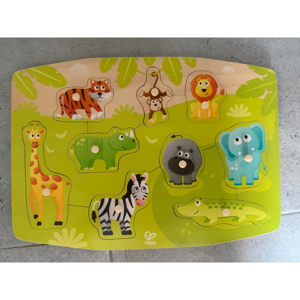 puzzle habe จับคู่เงา hape