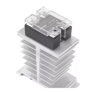 ฮีทซิงค์อลูมิเนียม ระบายความร้อน SSR 10A-40A ขนาด 49x50x80 มม. สำหรับโซลิดสเตตรีเลย์ คุณภาพสูง