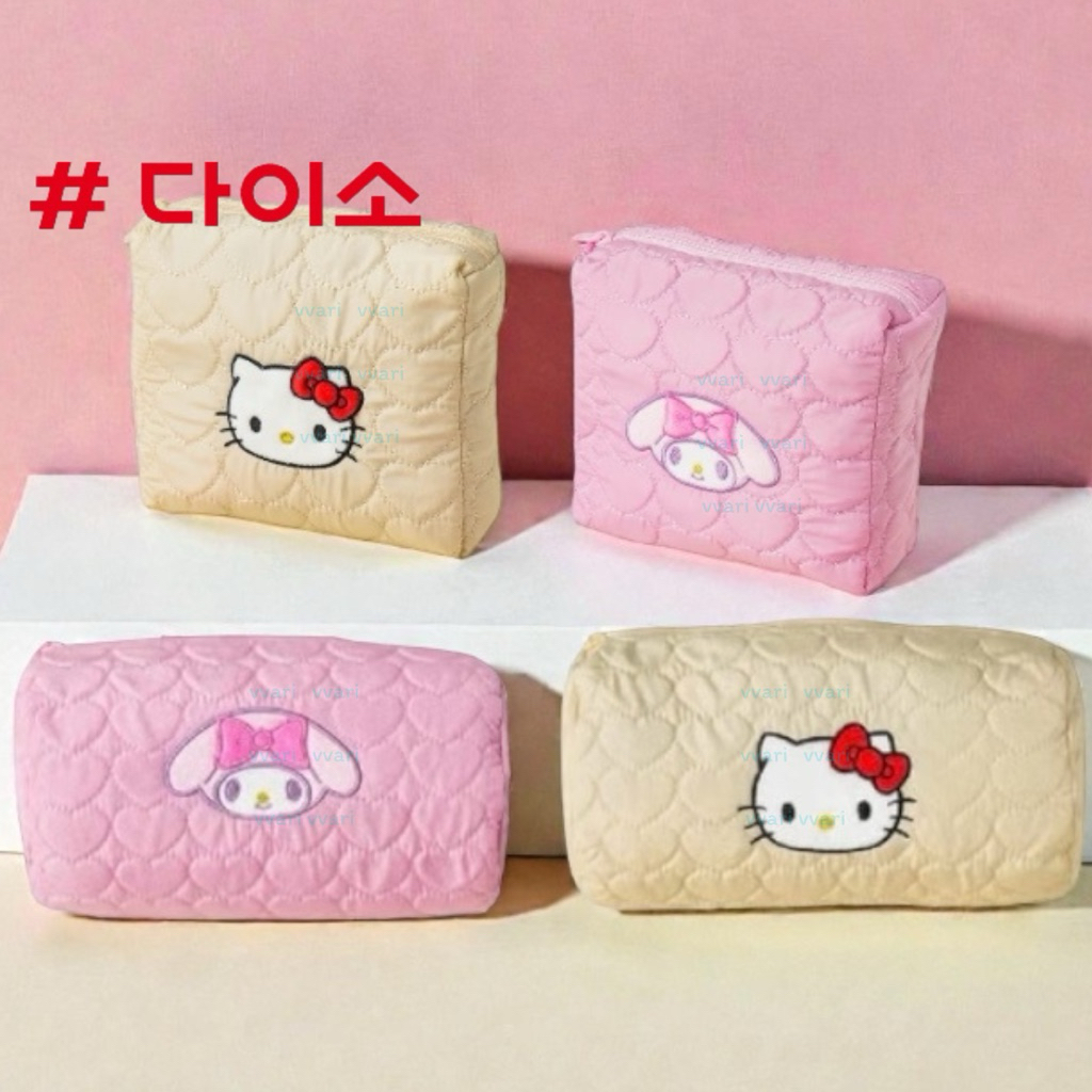 Daiso Korea Sanrio hello kitty My melody กระเป๋า ถุง ตาข่าย ไดโซะ เกาหลี