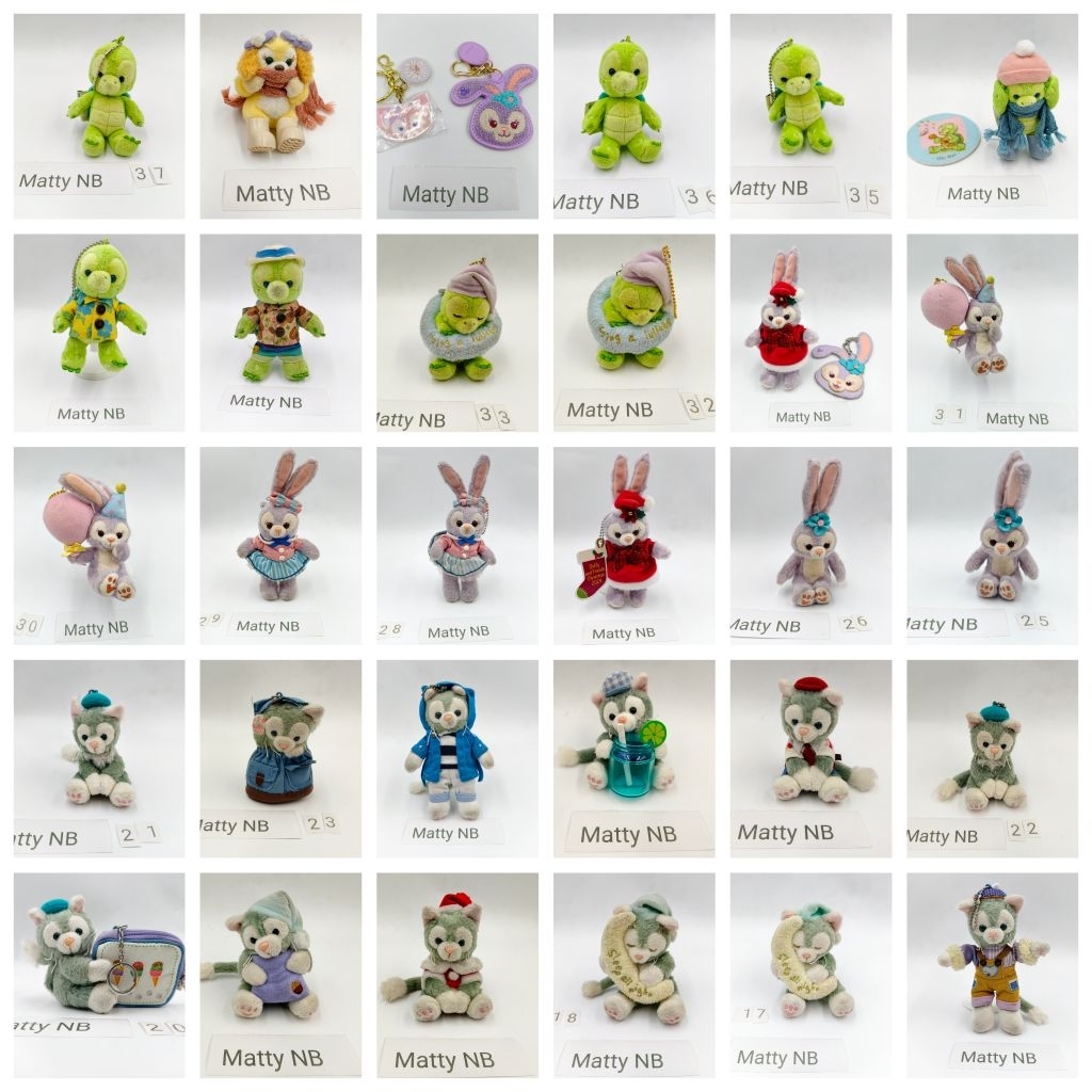 พวงกุญแจ ตุ๊กตา ShellieMay StellaLou Gelatoni CookieAnn Olu Mel LinaBell ( Disney Duffy) ของแท้ จากญ