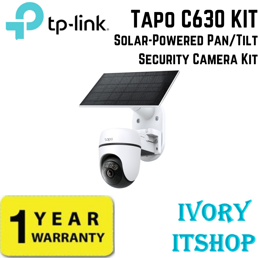 TP Link Tapo C630 KIT Solar-Powered Pan/Tilt Security Camera Kit