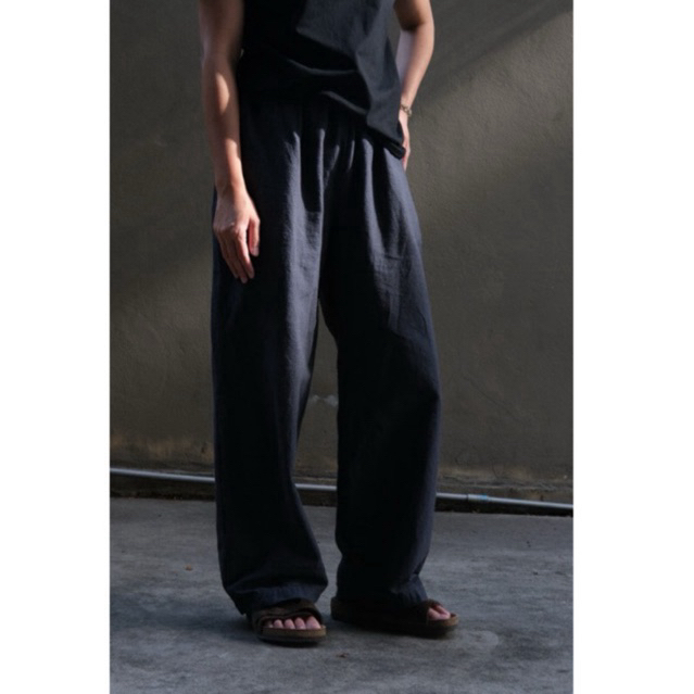 Thedyed.co - กางเกงผ้าฝ้ายทอขายาว (Basic pants)