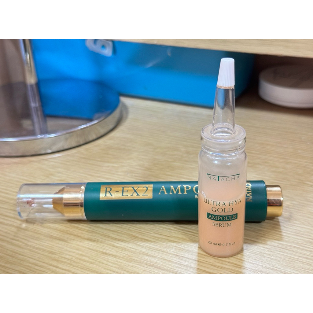 เซรั่มเข็มนาตาชา NATACHA  R-EX2 AMPOULE และเซรั่มทองคำ