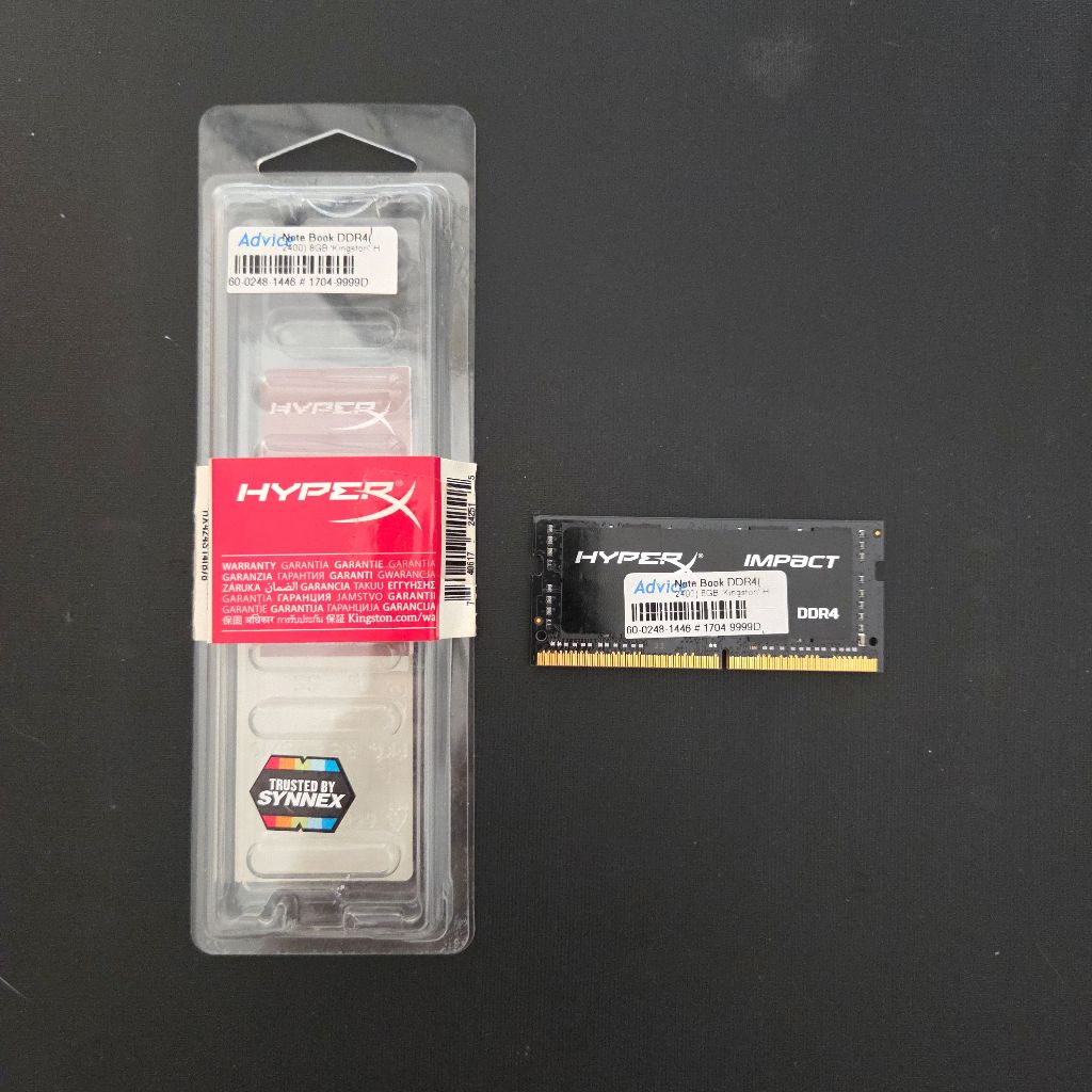 [USED!! มือสอง] RAM Notebook DDR4 (2400) 8GB KINGSTON FURY ประกัน Synnex หรือ Advice