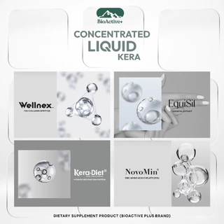 [ โปร 3 กล่อง] ไบโอแอคทีฟพลัส BioActive+ Concentrated Liquid Kera เคร่า ลดผมร่วง ผมเล็บแข็งแรง จำนวน 3 กล่อง มี 30 หลอด