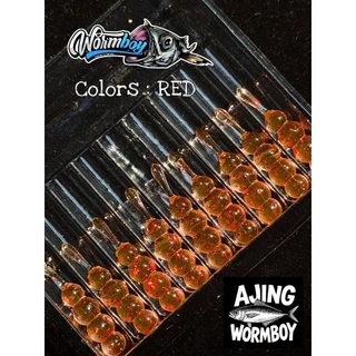 เหยื่อยางAji Wormboy น้ำเต้า 1.0 นิ้ว