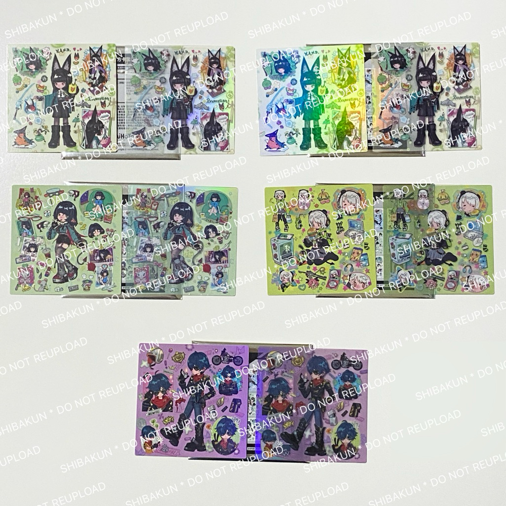 พร้อมส่ง Zenless Zone Zero อฟช การ์ดใส การ์ดสี่เหลี่ยม - miyabi jane anby lighter