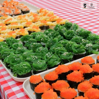[เซ็ท 3 ชิ้น] ยำสาหร่าย 500 กรัม ไข่หวาน และ ไข่กุ้งสีส้ม 100 กรัม แถมโชยุ และวาซาบิ พร้อมจัดส่งทั่วประเทศ