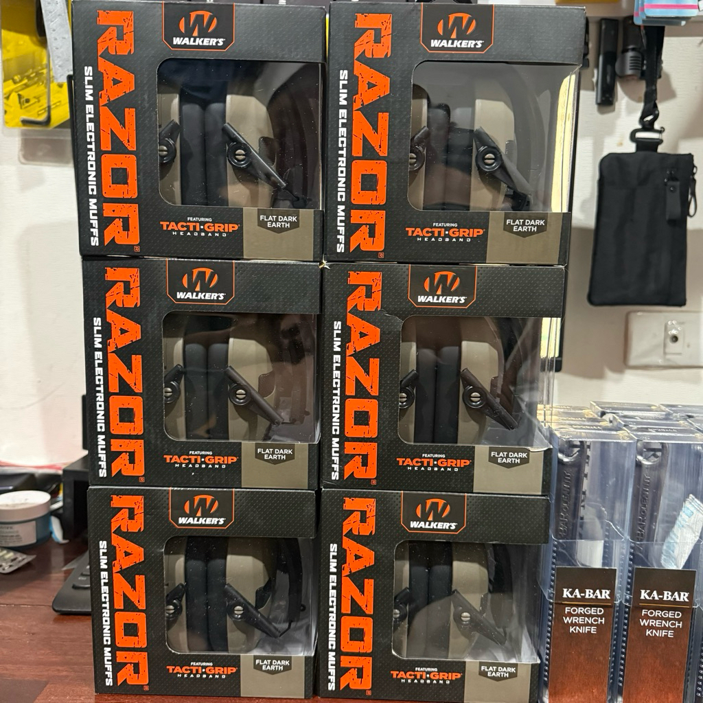 Walker's Razor Tacti-Grip Series Earmuffs- Natural Sound Clarity Full Dynamic （ส่วนลดพิเศษร้านโค้ดคุ