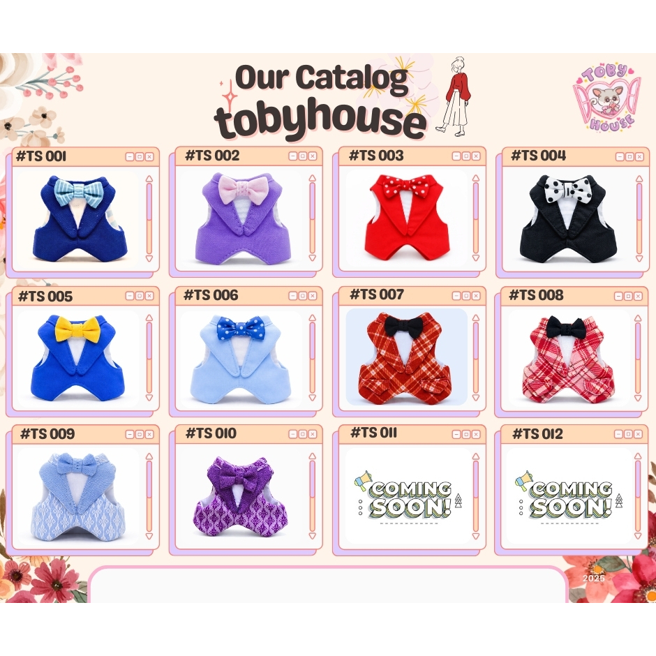 Tobyhouse เสื้อสูทลายลิงจิ๋ว มาโมเสต/บุชเบบี้ นุ่มสบาย ใส่นอน ใส่เล่น ระบายอากาศ(รหัส TS001-012)