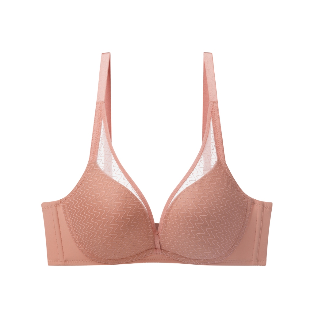 Triumph เสื้อชั้นในไม่มีโครง รูปแบบDeep V รุ่น Simply Everyday Chic HU DV รหัส 10223141 สีน้ำตาล 00NY