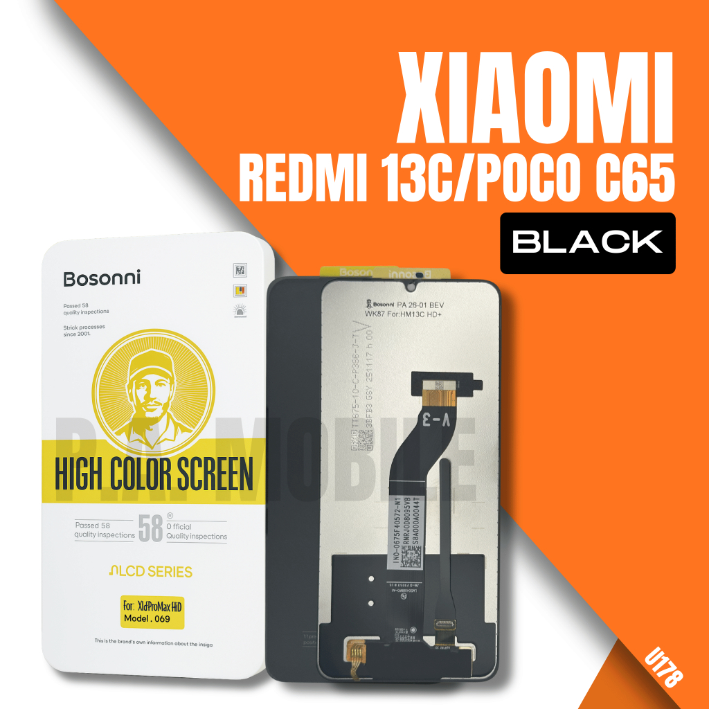 หน้าจอ แบรนด์ Bosonni Xiaomi REDmi 13C/Poco C65  ของแท้