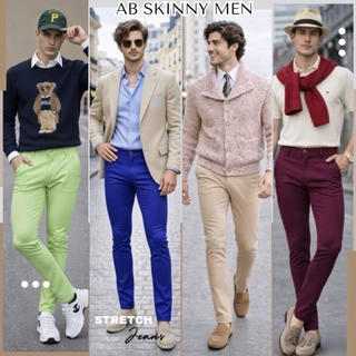 AB Skinny For Men 16 สี กางเกงสกินนี่ยีนส์ ของแท้ 80,000 Like กางเกง AB สกินนี่ยีนส์ ผู้ชาย รวมสี
