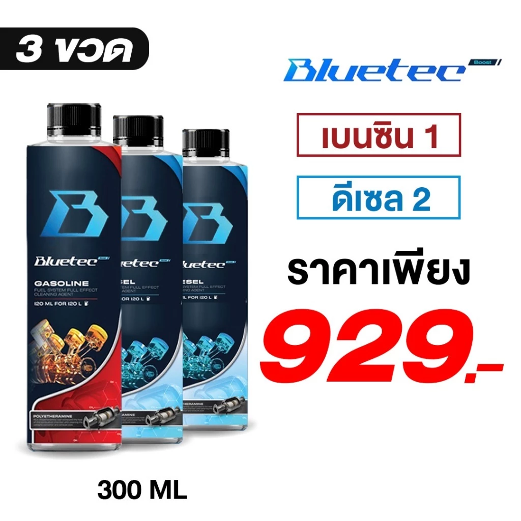 Bluetech Boost น้ำยาล้างหัวฉีด เบนซิน ดีเซล สูตรเข้มข้น thumbnail 10