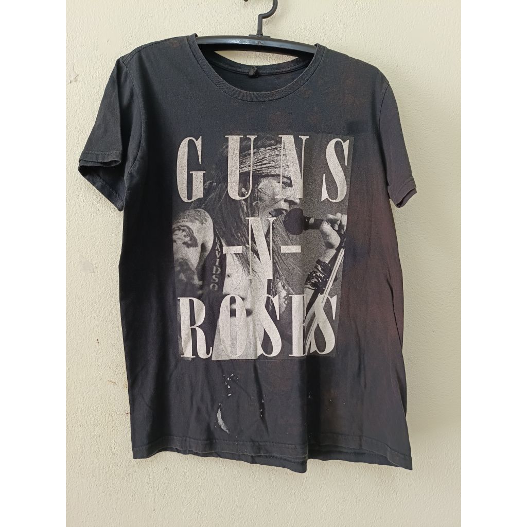 เสื้อยืดวง Guns N' Roses ลาย Axl Rose L