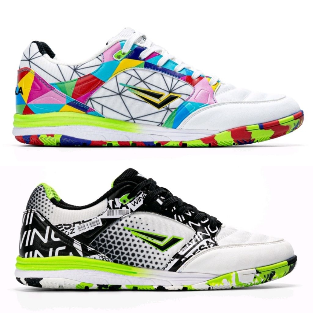 (WINGZลิขสิทธิ์💯)ไซส์ 35-45 รองเท้าฟุตซอล DESALA V2 พื้นไฟล่อนเบา ไซส์เด็ก-ผู้ใหญ่