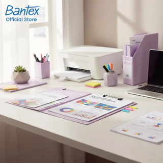 Bantex แฟ้มหนีบ คลิปบอร์ด มีปก A4 แนวตั้ง แฟ้มใส่เอกสาร แผ่นรองเขียน กระดานรองเขียน Clipboard