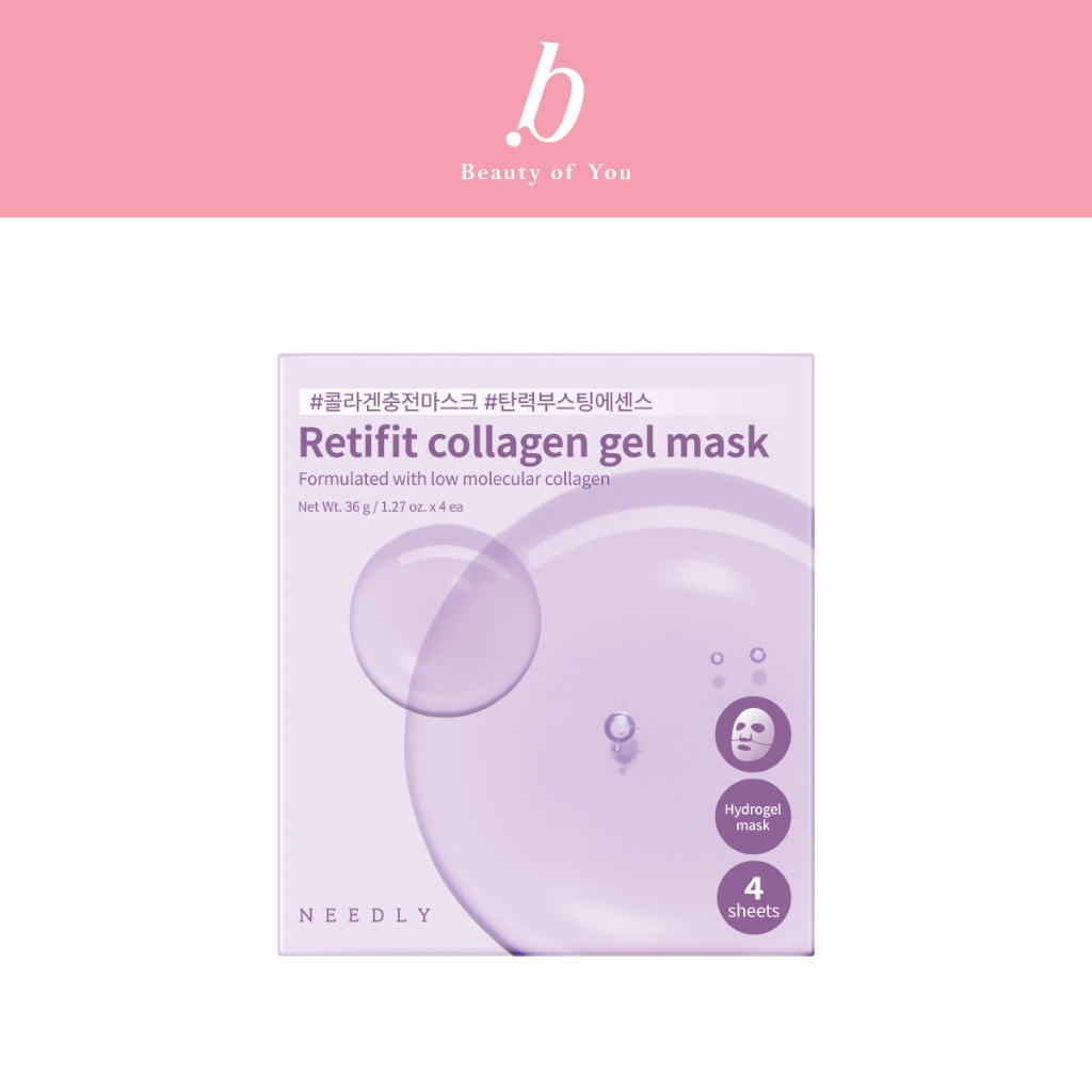 NEEDLY RETIFIT COLLAGEN GEL MASK 4 SHEETS