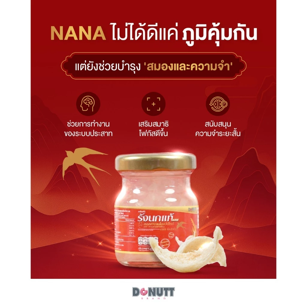Donutt Red Orange Vitamin C 1,000mg Nutrimin C ผงชงดื่ม 15 ซอง 1แถม1 thumbnail 6