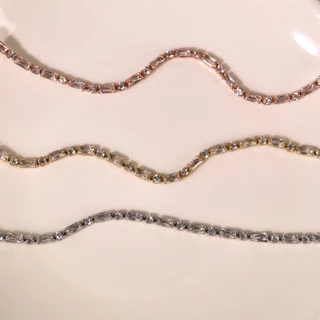 Socrush.bkk | CLARA TENNIS bracelet | SB-020 | กำไล สร้อยข้อมือ เพชร กำไลเพชร กำไลเทนนิส