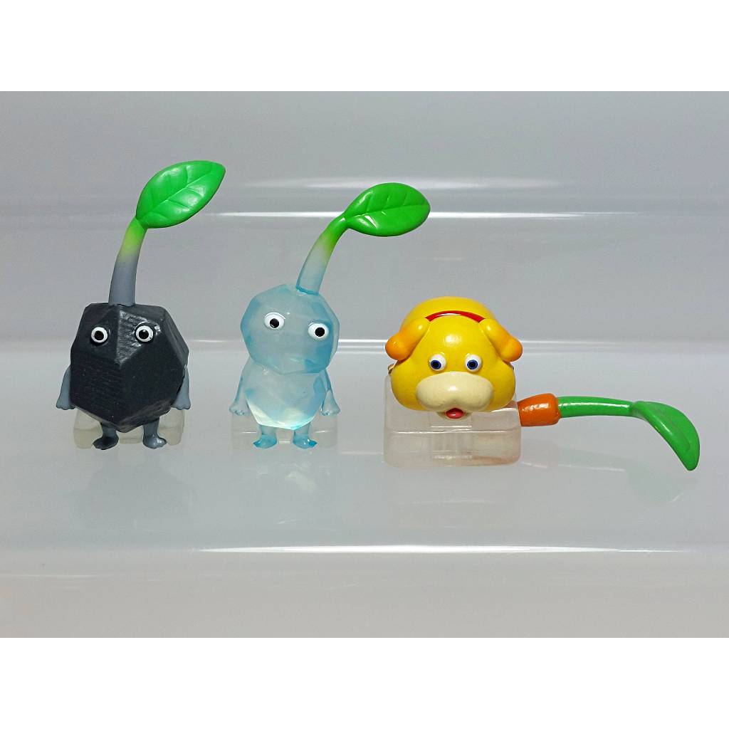 [ของแท้] [มือสองฐานครบ] Bikkura Tamago Pikmin Vol. 2 Rock Pikmin Ice Pikmin Oatchi Figure Bandai