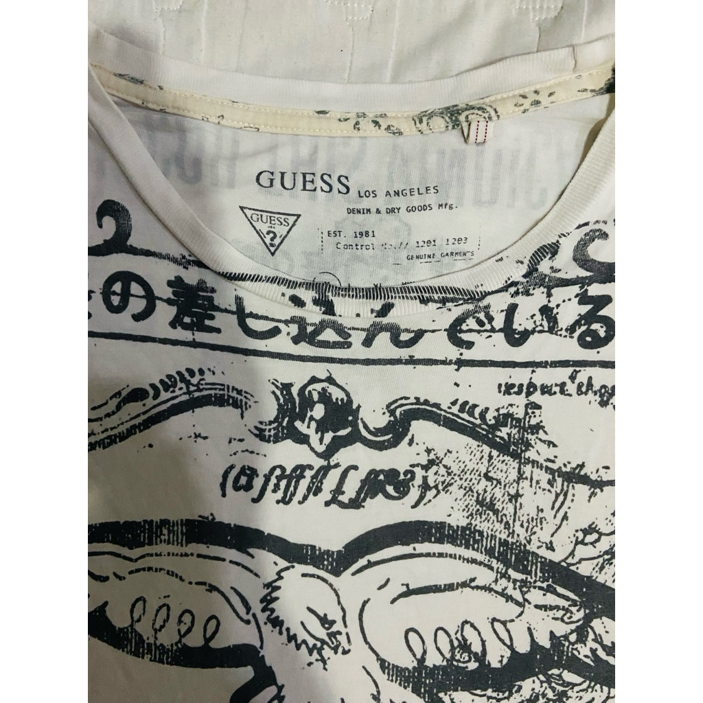 เสื้อยืดผู้ชาย แบรนด์ Guess