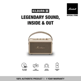 MARSHALL KILBURN III CREAM - รับประกัน 1 ปี + ส่งฟรี - ลำโพงบลูทูธ ลำโพงพกพา