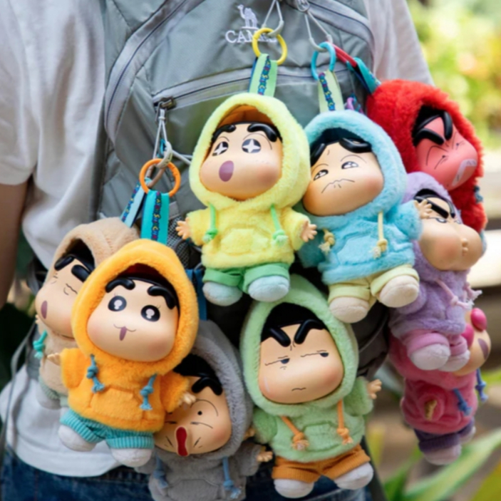 พร้อมส่ง กล่องจุ่มพวงกุญแจ ชินจัง Crayon Shin-Chan Emotional Dapamine