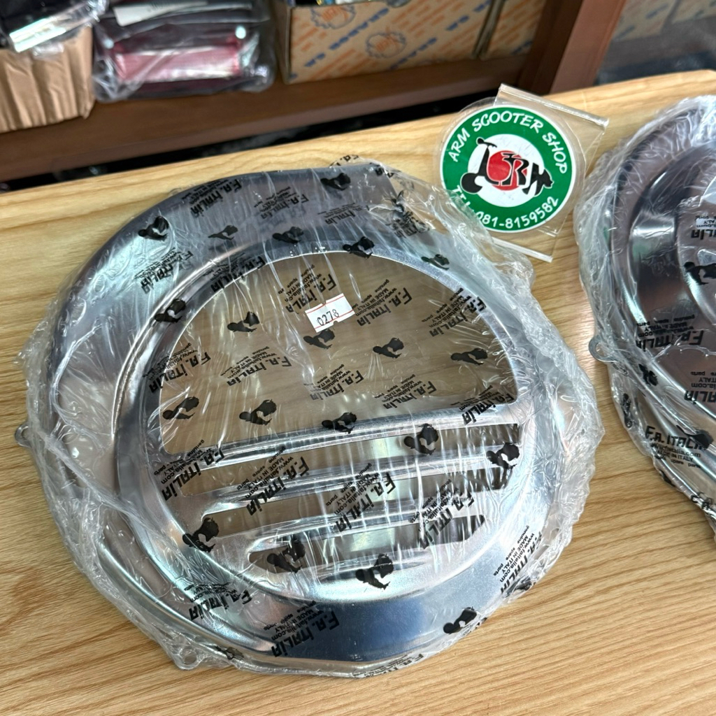 ฝาครอบใบพัดจานไฟเวสป้า แท้FA.Italy /ฝาพัดลม แท้