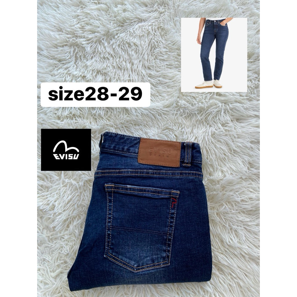 EVISU อีวิสุ   Skinny   Jeans  แท้💯%มือสอง