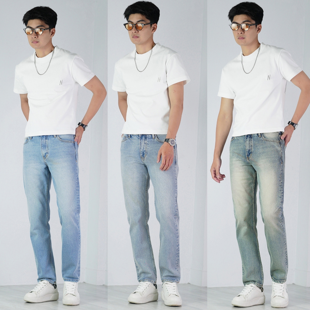 NAMEW Slim Fit Jeans กางเกงยีนส์ทรงสลิม