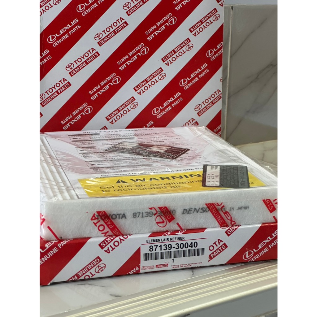 (แท้ศูนย์TOYOTA) กรองแอร์ TOYOTA วีโก้ ฟอร์นจูนเนอร์ 1KD,2KD **ใส่โตโยต้าได้หลายรุ่น**