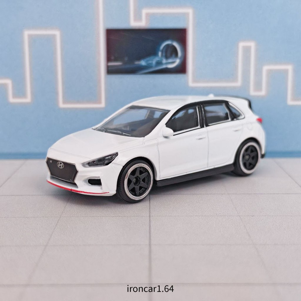 โมเดลรถ majorette hyundai i30n สีขาว หายาก