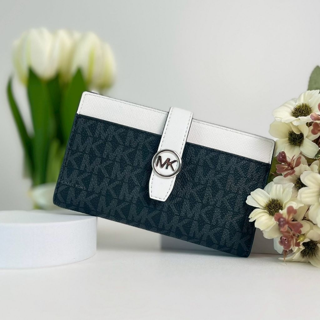 Michael Kors Greenwich Medium Signature Logo Wallet Michael Kors 35S5GGRF8Y