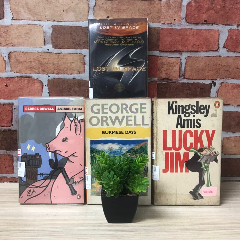 🐖หนังสือภาษาอังกฤษ:Lost In Space V6157 Animal Farm V6158 Burmese Days V6159 Lucky Jim V6160
