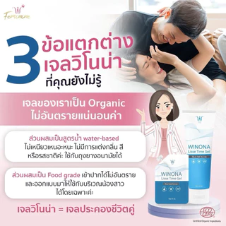 Winona IntiYouth Gel เจลประคองชีวิตคู่แบบซอง 8 ml. เจลให้ความชุ่มชื้น ค่า pH4.5-6