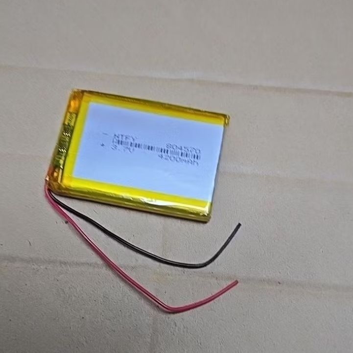 804570แรงดันไฟฟ้า: 3.7V

ความจุ: 4200mAh
