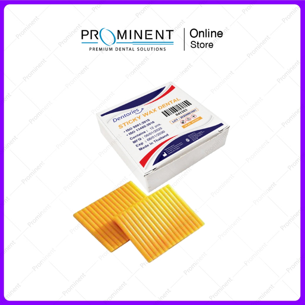 (04-12-03) Sticky Wax ขี้ผึ้งแท่งสีเหลือง ใช้สำหรับยึด Model ในการ mounting