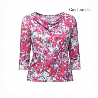 Guy Laroche woman's blouse Wrinkle free Pinky Flamingo เสื้อ…