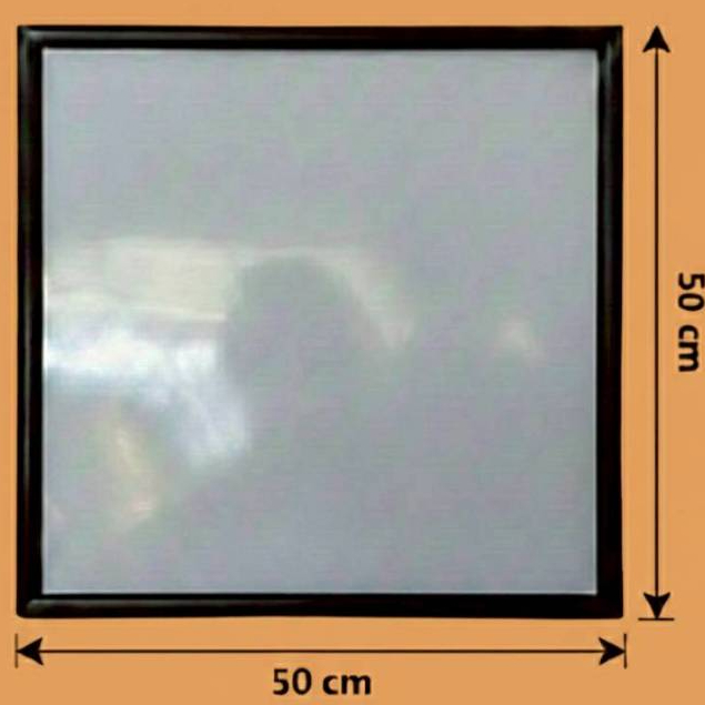 กรอบรูปสีดำ50x50 cm. กรอบรูป50x50cm.สีดำ กรอบรูปแขวนผนัง แต่งบ้านสไตล์มินิมอล