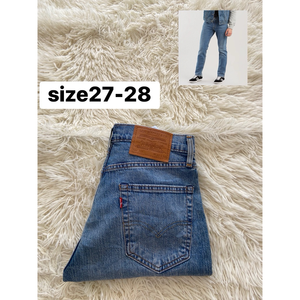 กางเกงยีนส์ ลีวาย 511   Straight  fit  Jeans  แท้💯%มือสอง ใส่ได้ ช/ญ