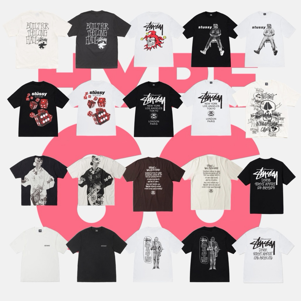 STUSSY TEE COLLECTION Authentic ป้าย USA