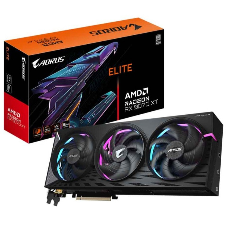 GIGABYTE RX9070XT AORUS ELITE 16GB GDDR6