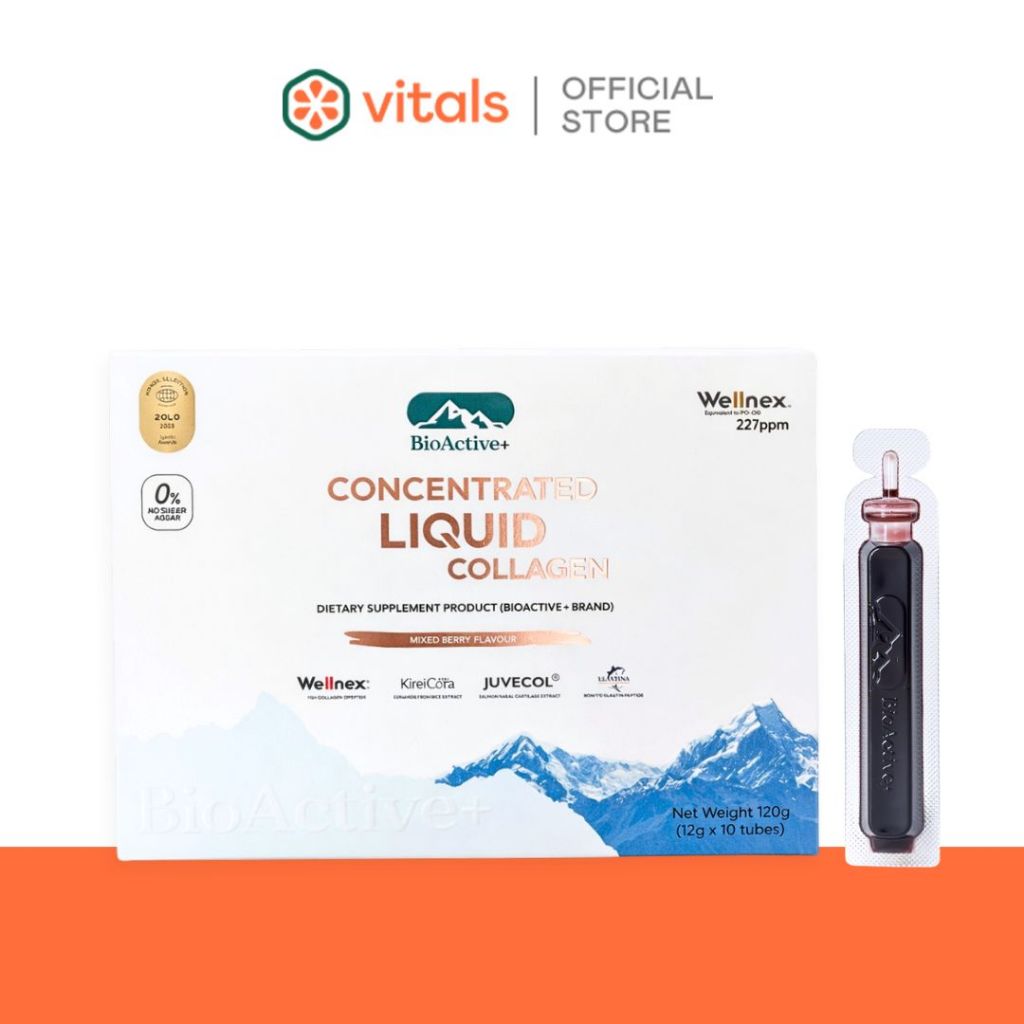 Bioactive+ Concentrated Liquid Collagen (10 Tubes) l ไบโอแอคทีฟพลัส คอนเซินเทรทิด ลิควิด คอลลาเจน (1
