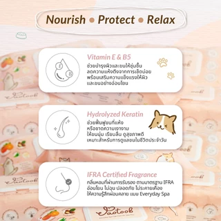 [5 แถม 1] Jaotoob ทิชชู่เปียกสัตว์เลี้ยง สูตรสปาอ่อนโยน กลิ่น Dreamy Spa | 80 แผ่น หนานุ่ม ขนาดใหญ่