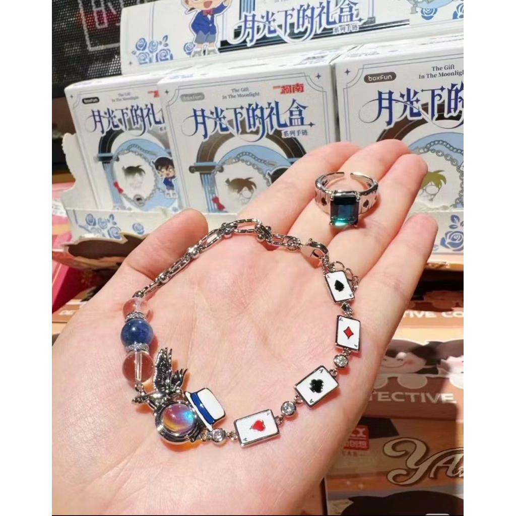 ส่งจากกทม. ลิขสิทธิ์แท้ Boxfun x Detective Conan โคนัน นักสืบ จิ๋ว สร้อยข้อมือผู้ชายและผู้หญิง กล่องสุ่ม(แบบเลือกตัว) ราคา ถูกที่สุด ดีลบีเคเค แกลเลอรีภาพที่ 5