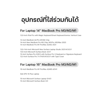 Tomtoc Versatile-A11 กระเป๋าโน๊ตบุ๊ค Laptop MacBook ขนาด 14 16 นิ้ว