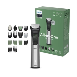 Philips ฟิลิปส์ ปัตตาเลี่ยนไฟฟ้า 16 in 1 ตัดแต่งผม หนวดเครา ขนร่างกาย รุ่น MG9532/15